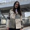 The Checkered Flare Trench Jkt – Image 4