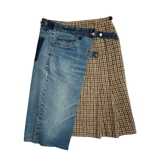 The hybrid denim skirt - 7 jours sur sept