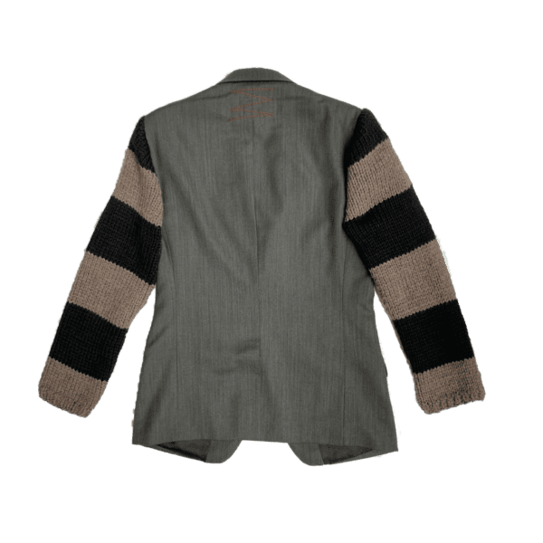 Women's black and grey jacket - 7 jours sur sept - Second hand