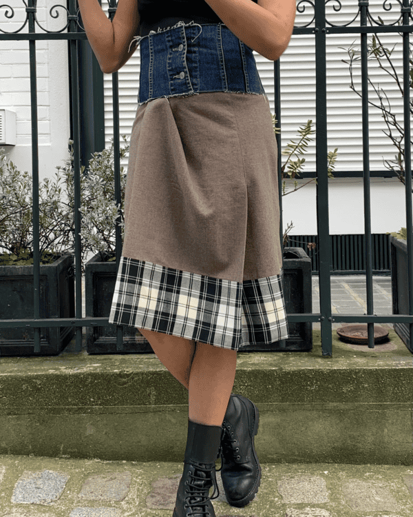 Denim corset skirt - 7 jours sur sept - For women