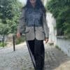 Jacket for women - Hand-embroidered badge