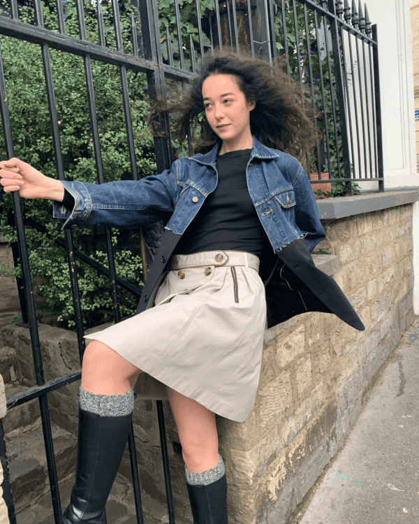 The midi trench skirt – Image 3