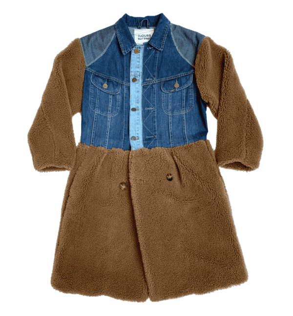 The bear denim coat