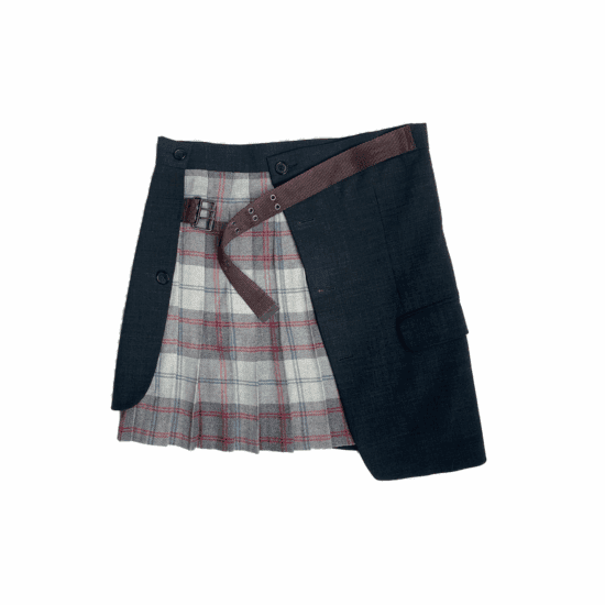 The hybrid pleated skirt
