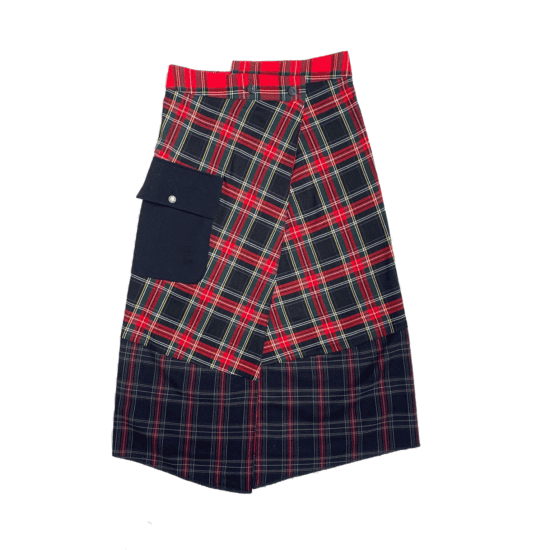 The multiclan wrap skirt