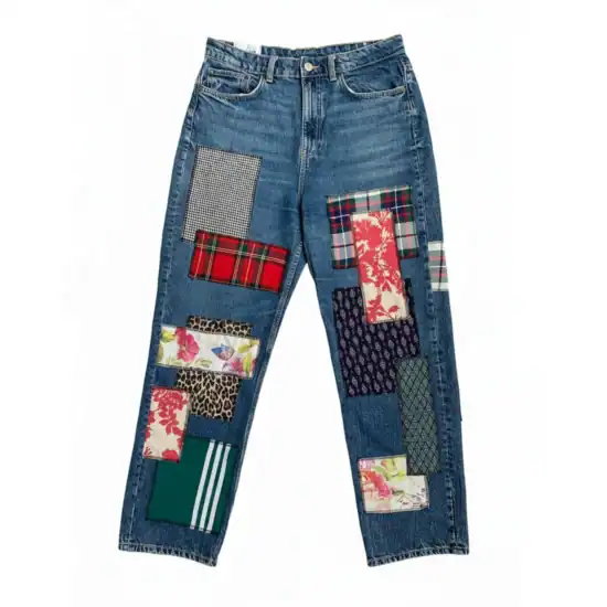 The new patchwork jean