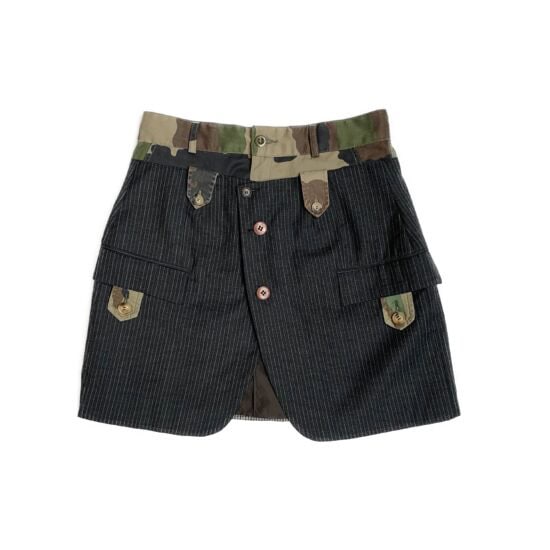 The double camo waist skirt